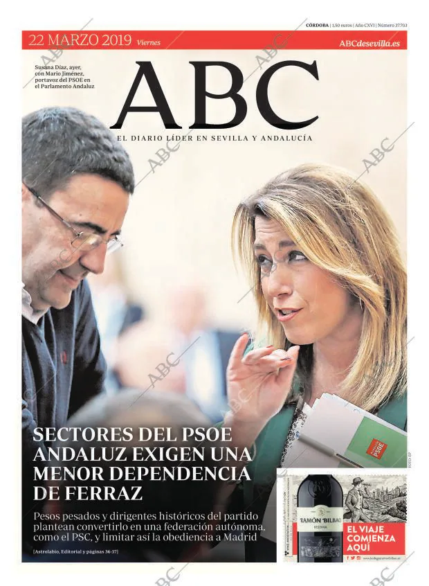 ABC CORDOBA 22-03-2019 página 1