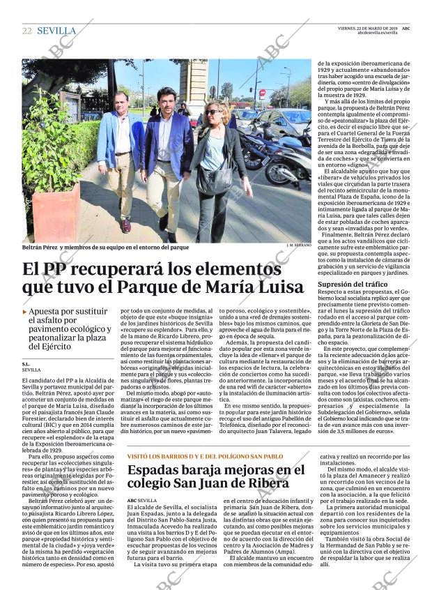 ABC SEVILLA 22-03-2019 página 22