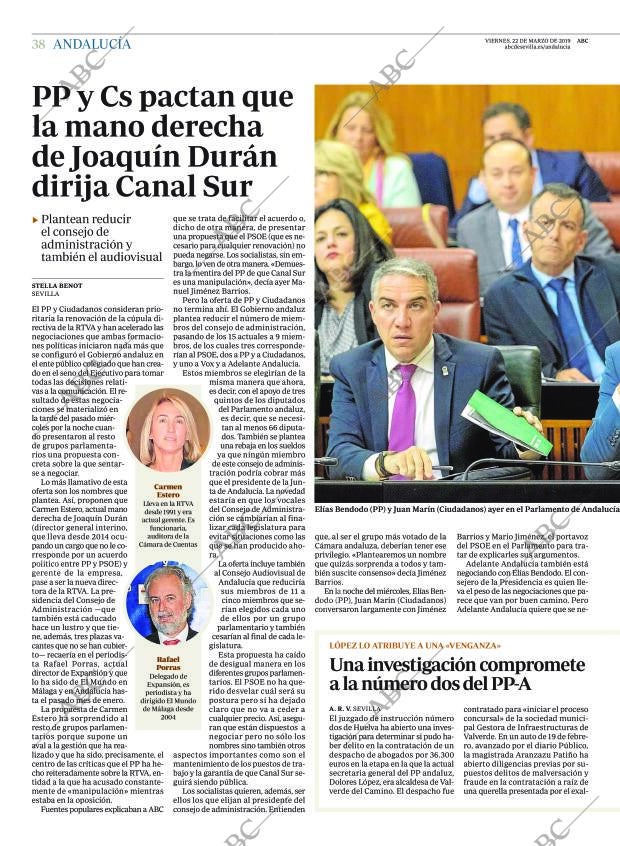 ABC SEVILLA 22-03-2019 página 38