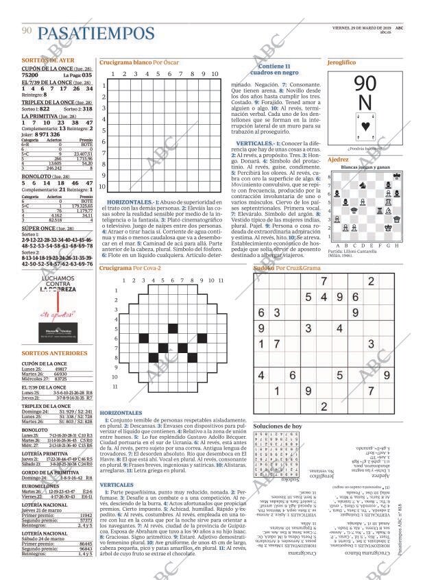 ABC MADRID 29-03-2019 página 90