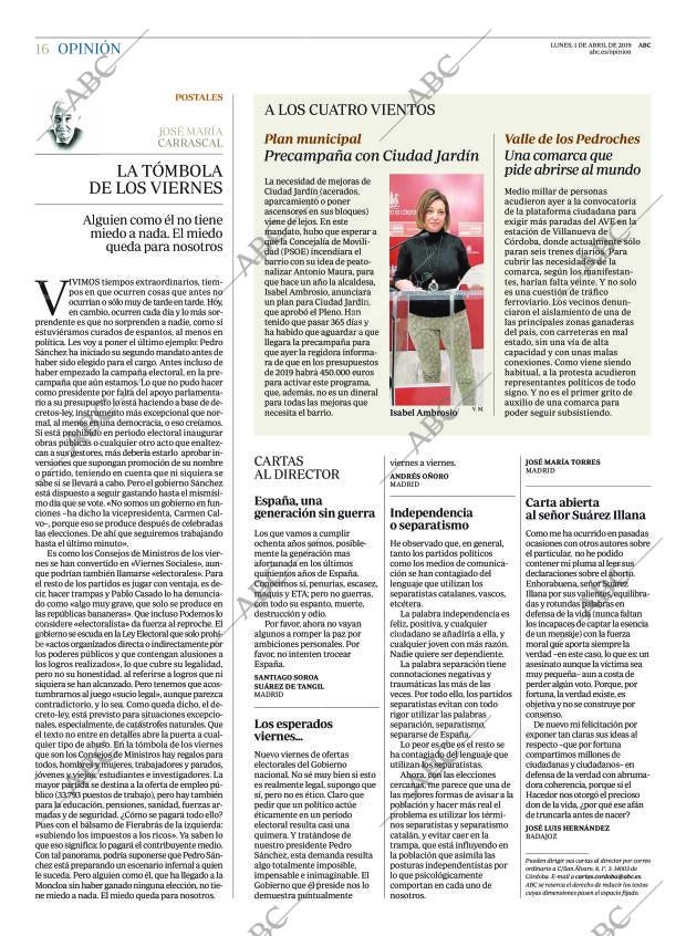 ABC CORDOBA 01-04-2019 página 16