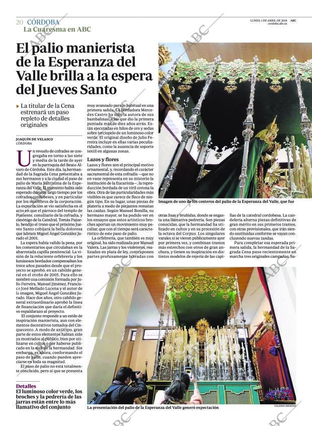 ABC CORDOBA 01-04-2019 página 20