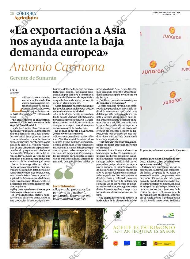 ABC CORDOBA 01-04-2019 página 26