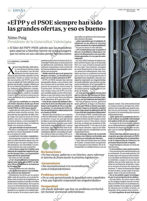 ABC CORDOBA 01-04-2019 página 40