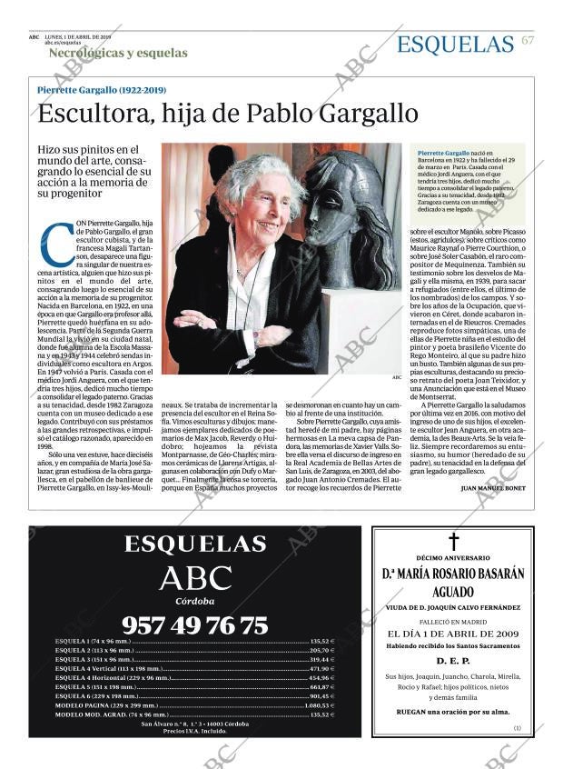 ABC CORDOBA 01-04-2019 página 67
