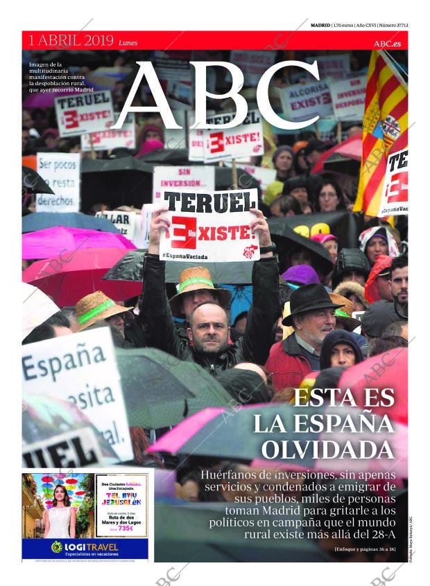ABC MADRID 01-04-2019 página 1