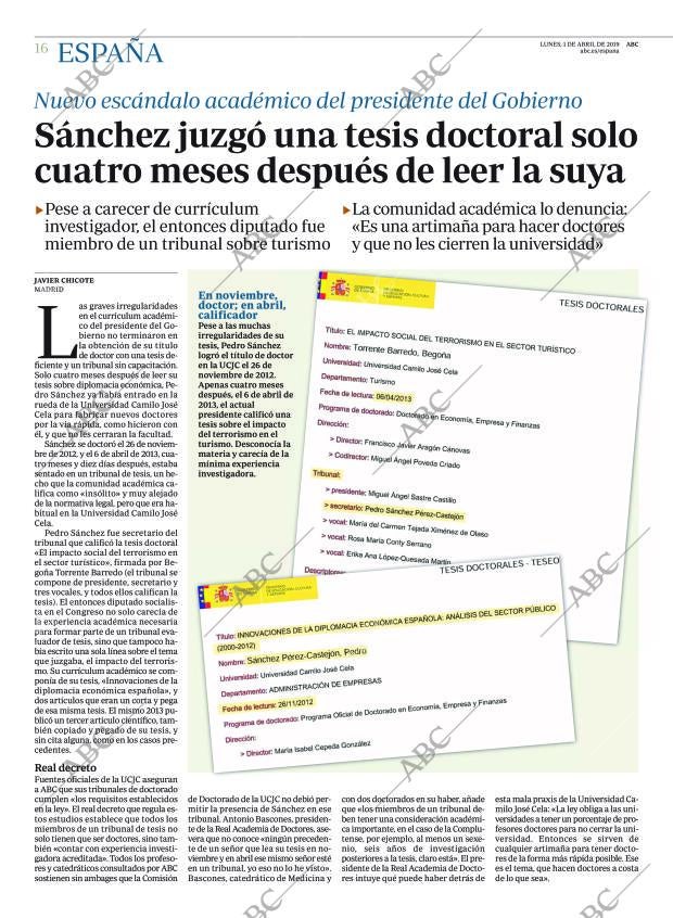 ABC MADRID 01-04-2019 página 16