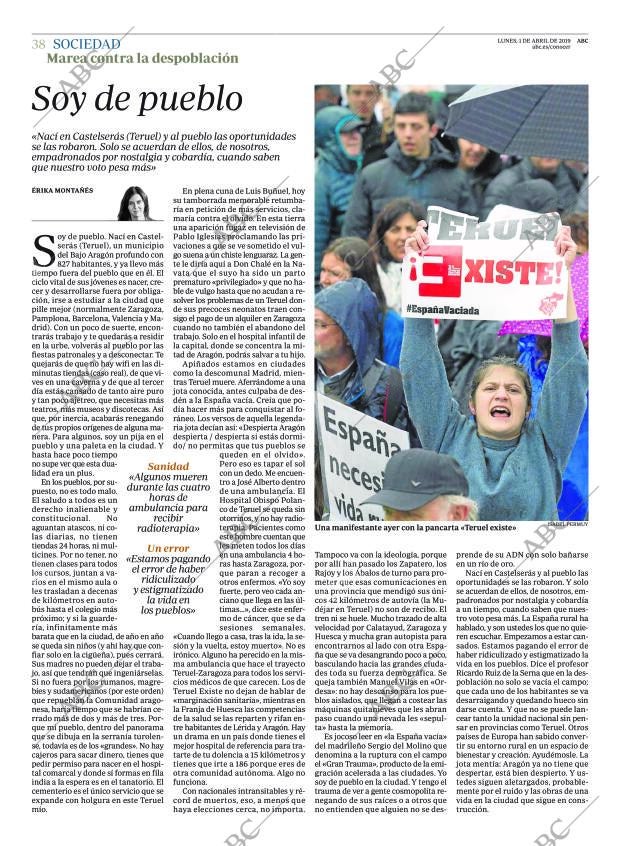 ABC MADRID 01-04-2019 página 38