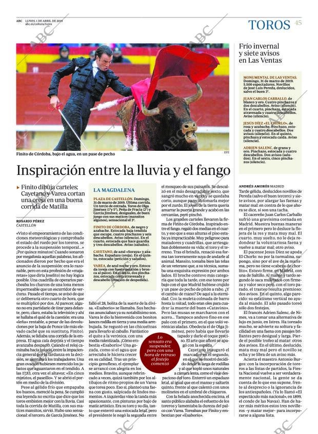 ABC MADRID 01-04-2019 página 45
