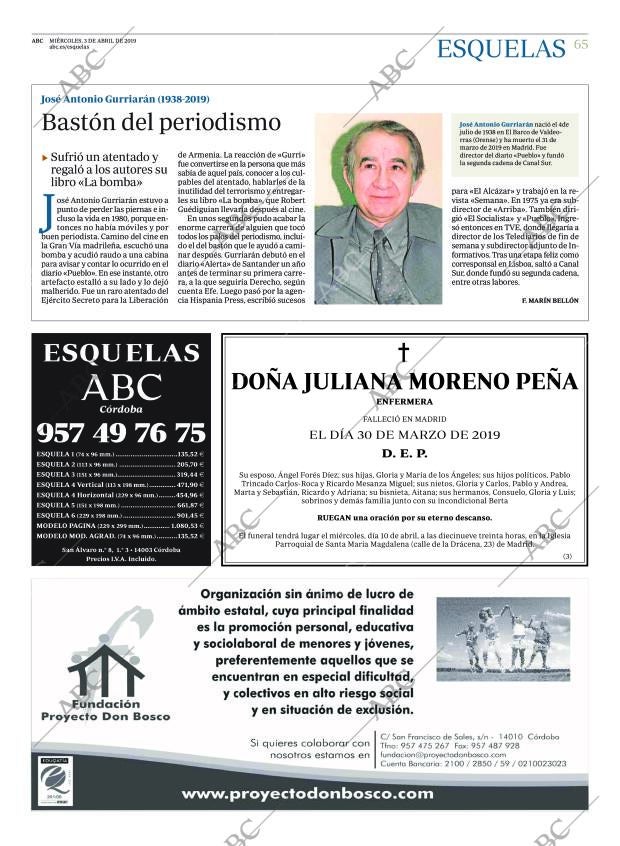 ABC CORDOBA 03-04-2019 página 65