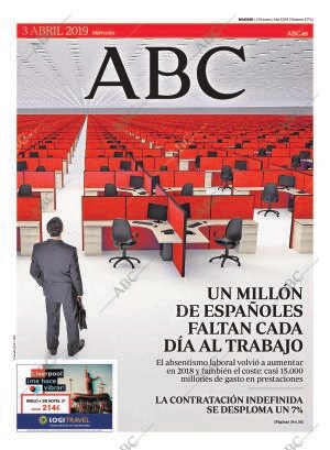 ABC MADRID 03-04-2019 página 1