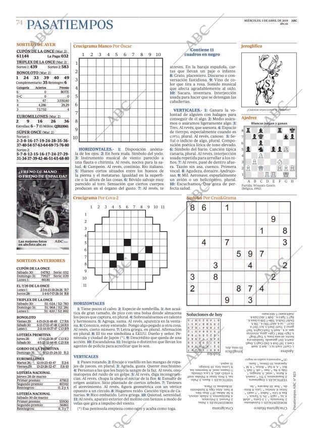 ABC MADRID 03-04-2019 página 74