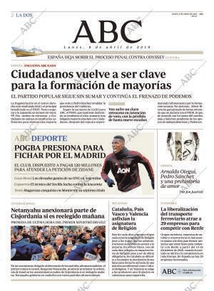 ABC MADRID 08-04-2019 página 2