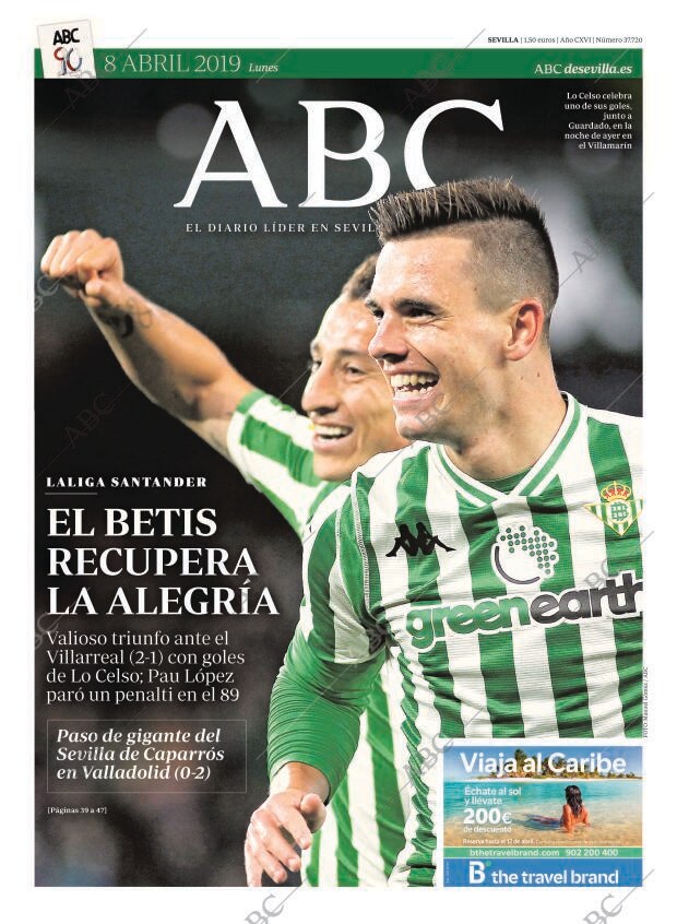 ABC SEVILLA 08-04-2019 página 1