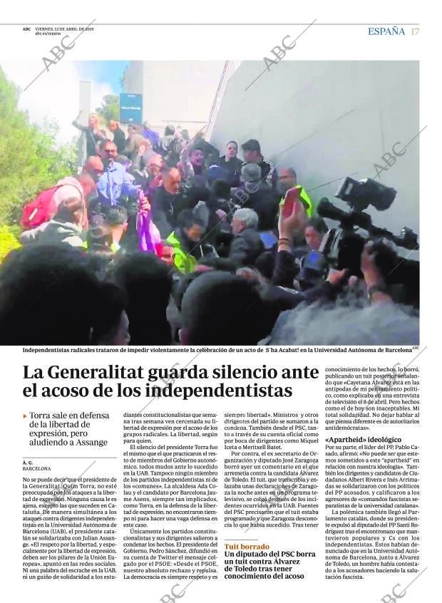 ABC MADRID 12-04-2019 página 17