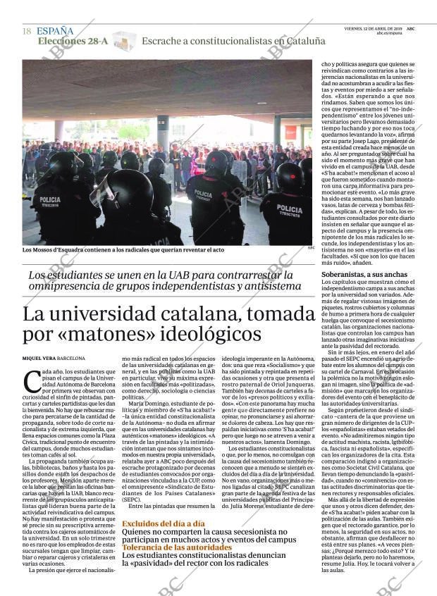 ABC MADRID 12-04-2019 página 18