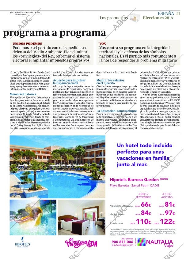 ABC MADRID 12-04-2019 página 21