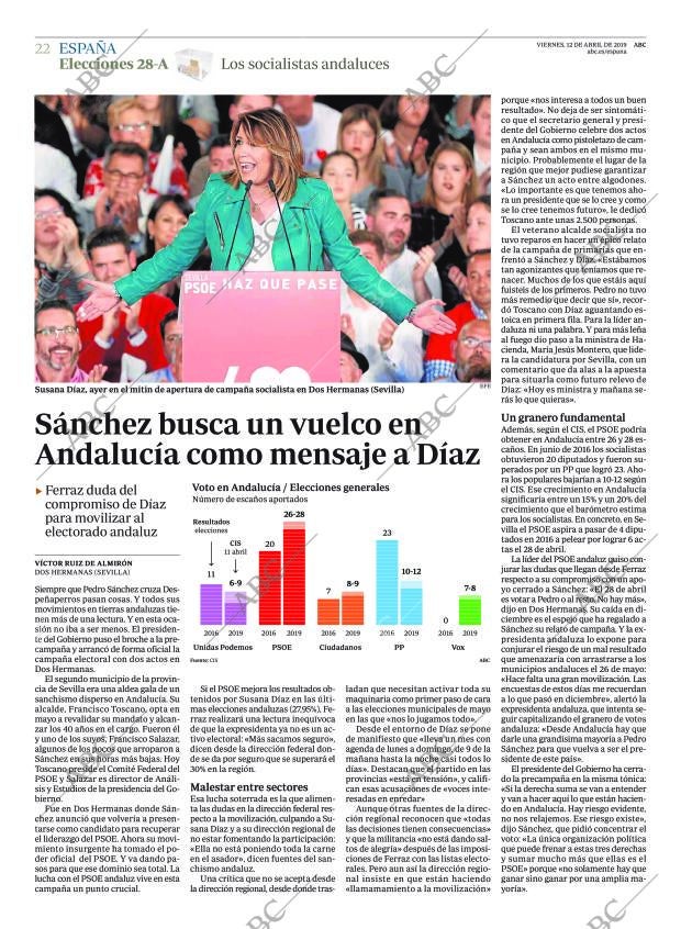 ABC MADRID 12-04-2019 página 22