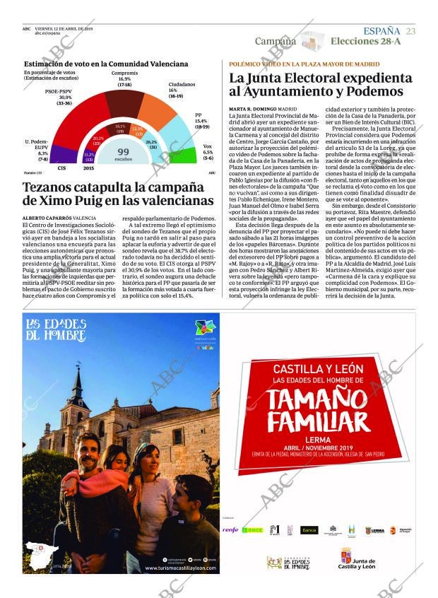 ABC MADRID 12-04-2019 página 23