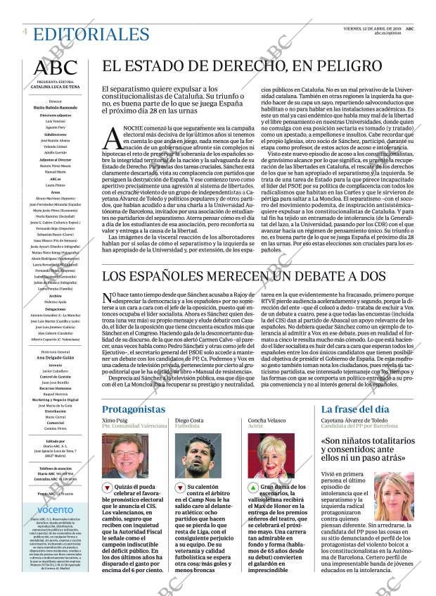 ABC MADRID 12-04-2019 página 4