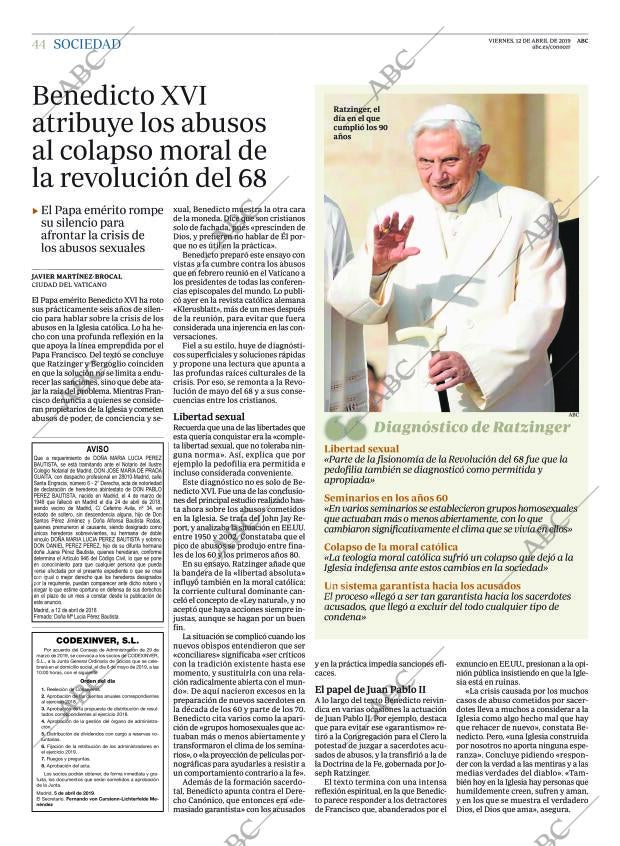 ABC MADRID 12-04-2019 página 44