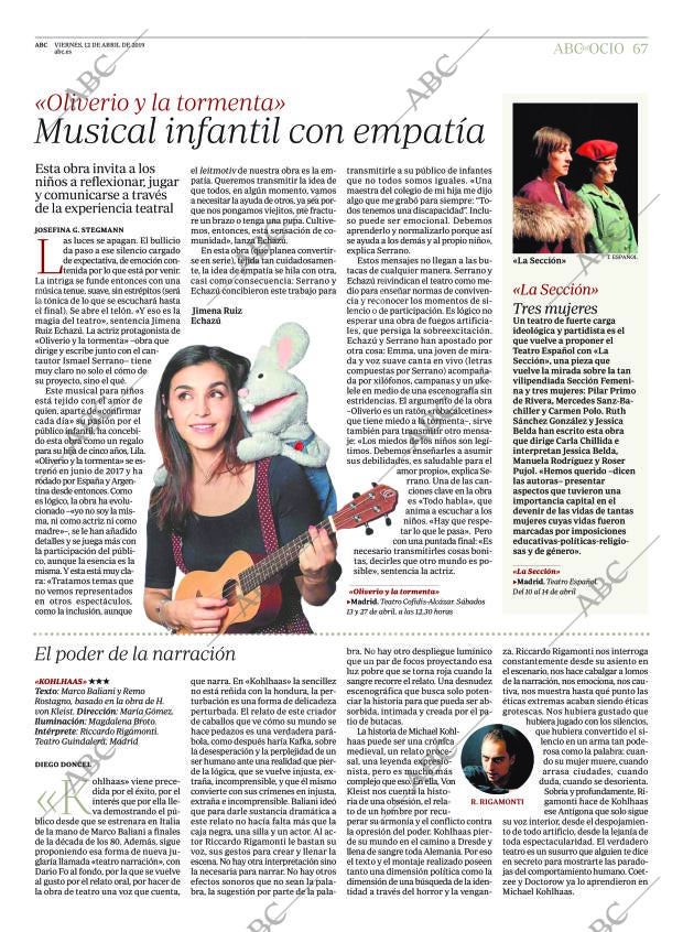 ABC MADRID 12-04-2019 página 67