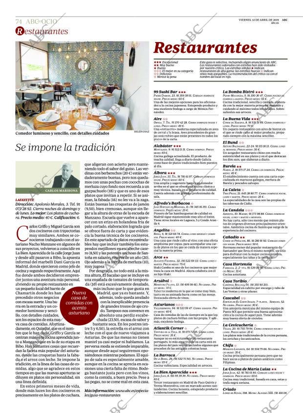 ABC MADRID 12-04-2019 página 74