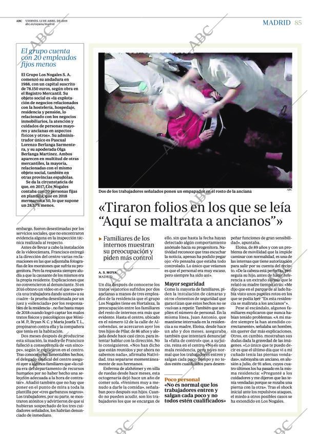 ABC MADRID 12-04-2019 página 85