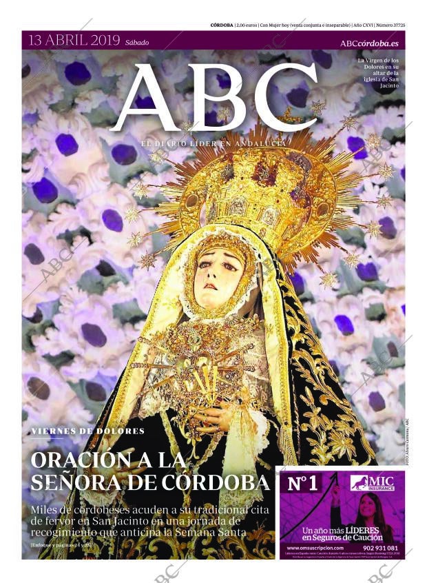 ABC CORDOBA 13-04-2019 página 1