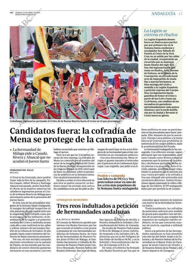 ABC CORDOBA 13-04-2019 página 43