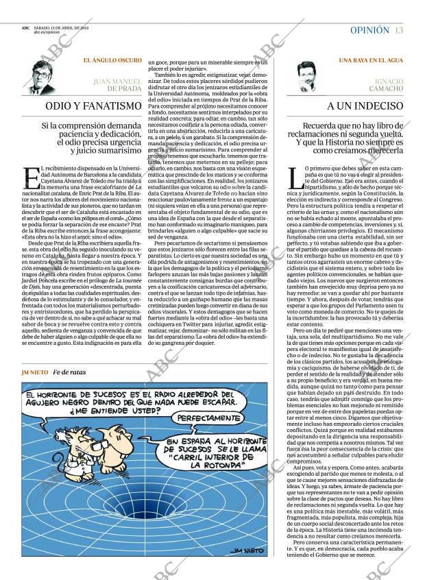 ABC MADRID 13-04-2019 página 13