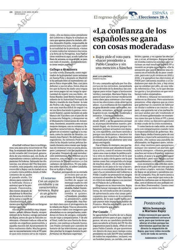 ABC MADRID 13-04-2019 página 17