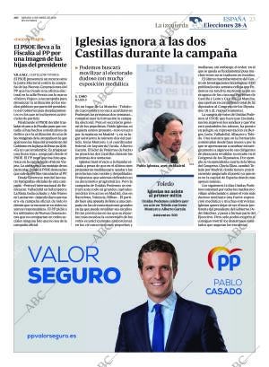 ABC MADRID 13-04-2019 página 23