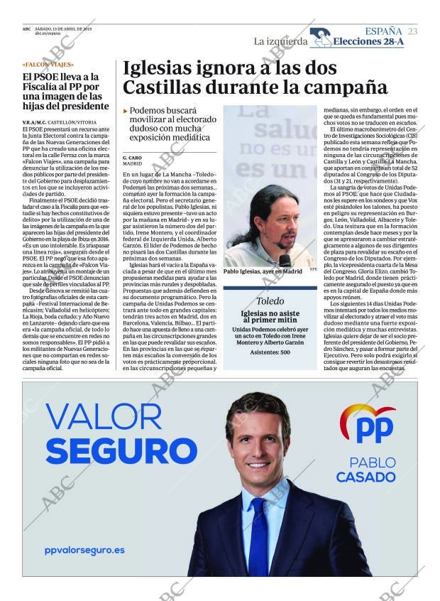 ABC MADRID 13-04-2019 página 23