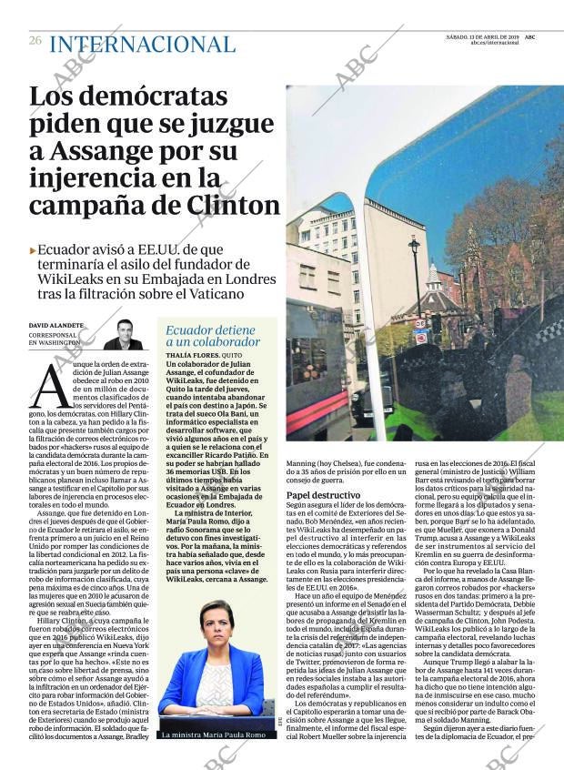 ABC MADRID 13-04-2019 página 26