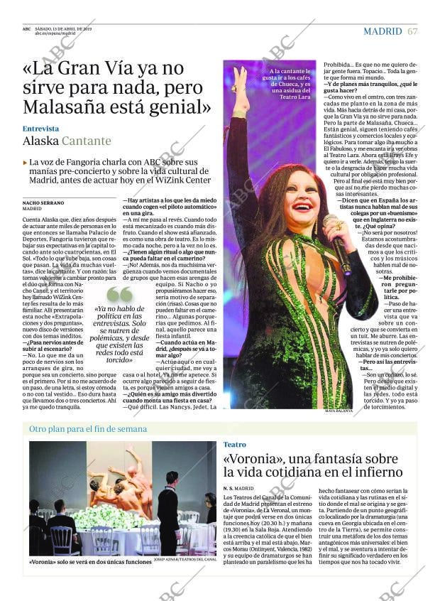 ABC MADRID 13-04-2019 página 67