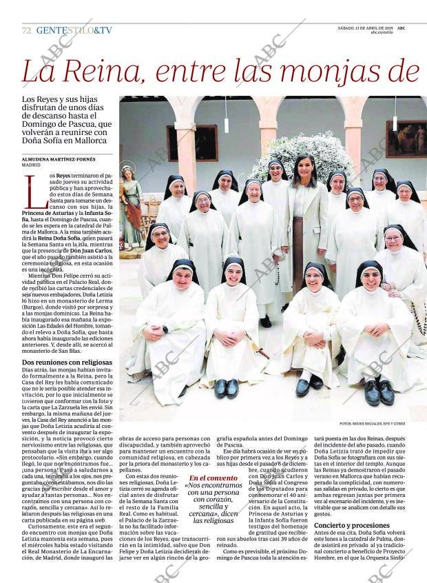 ABC MADRID 13-04-2019 página 72