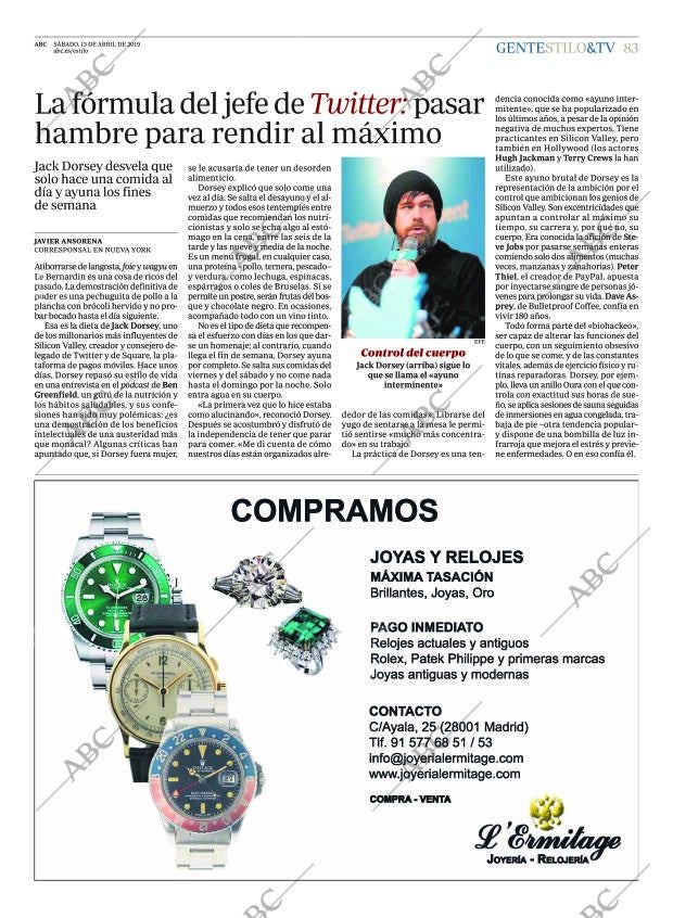 ABC MADRID 13-04-2019 página 83