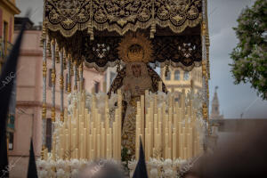 Procesión de la Hermandad de San Bernardo, en la imagen María Santísima Del...