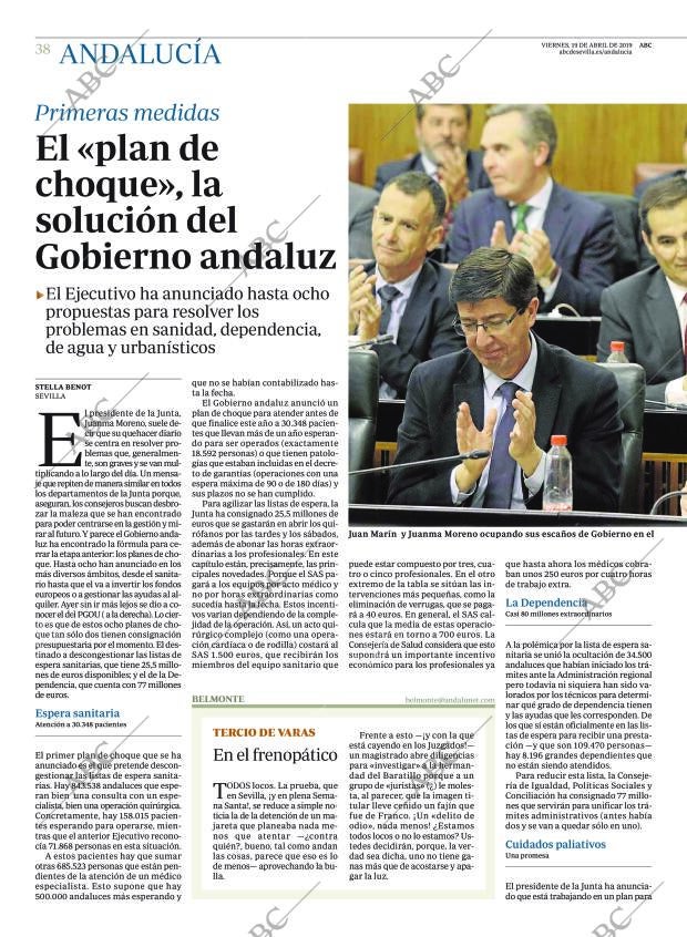 ABC CORDOBA 19-04-2019 página 38