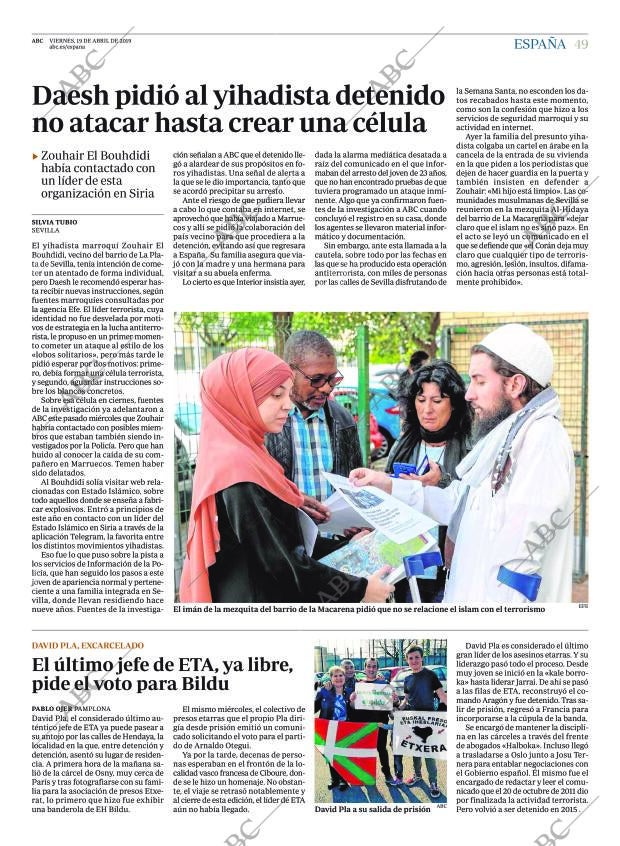 ABC CORDOBA 19-04-2019 página 49