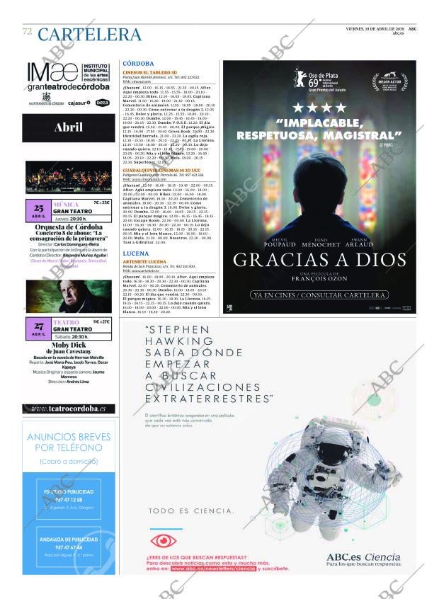 ABC CORDOBA 19-04-2019 página 72