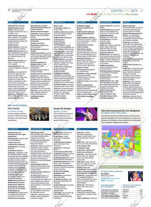ABC CORDOBA 19-04-2019 página 85