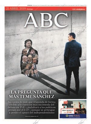 ABC CORDOBA 21-04-2019 página 1