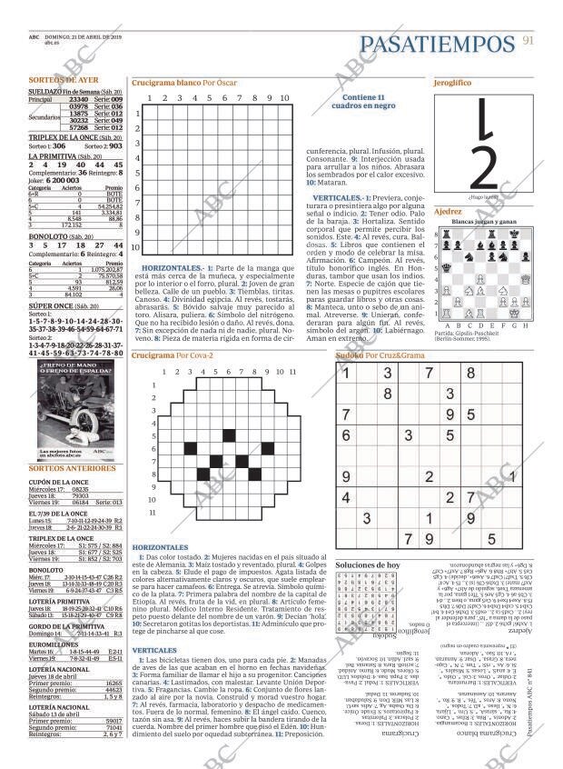 ABC CORDOBA 21-04-2019 página 91
