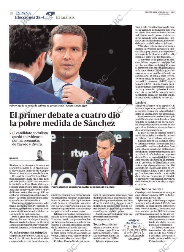 ABC MADRID 23-04-2019 página 18