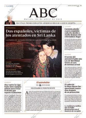 ABC MADRID 23-04-2019 página 2