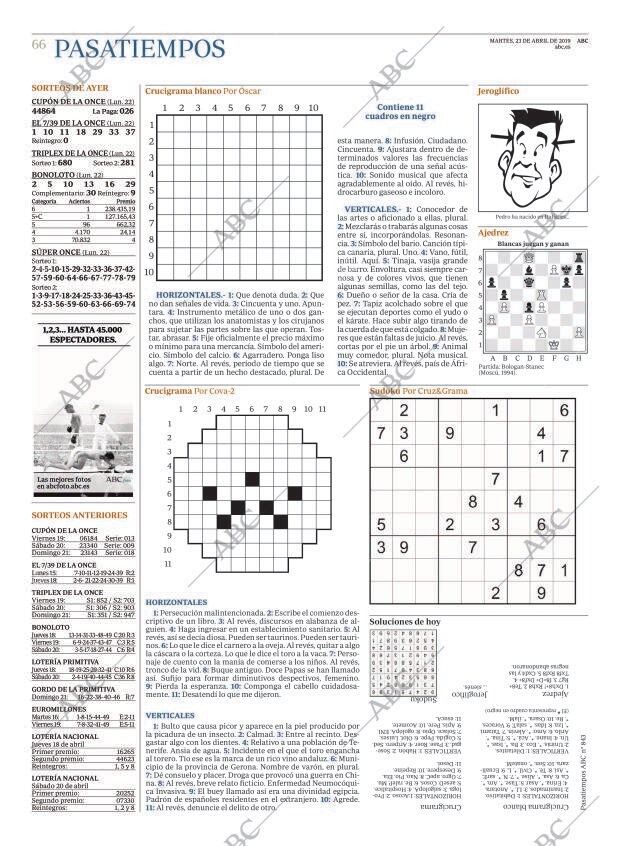 ABC MADRID 23-04-2019 página 66