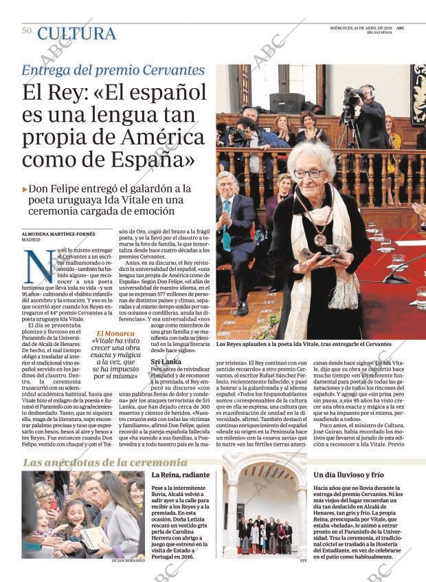 ABC MADRID 24-04-2019 página 50