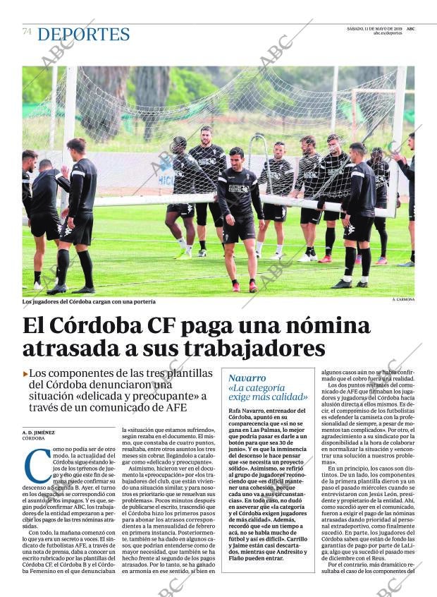 ABC CORDOBA 11-05-2019 página 74